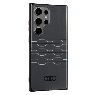 Futrollë telefoni Audi IML Geometric Pattern, për Samsung Galaxy S24 Ultra S928, hardcase, e zezë
