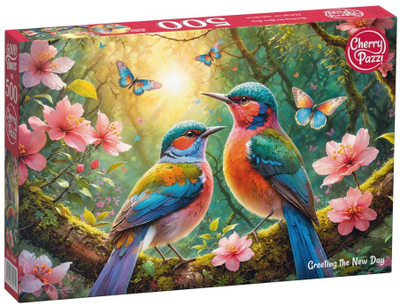 Puzzle Cherry Pazzi Greeting the New Day, 500 pjesë, 50 x 34.5 cm, shumëngjyrësh