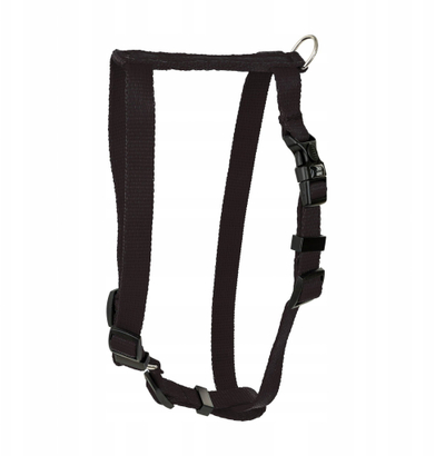 Ham për qen Barry King Classic, S M 40 65 cm, 16mm, i zi