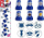 Set vula Stamps MP Police, 6 copë, diametër 2.5 cm, shumëngjyrëshe