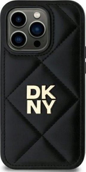 Kapak telefoni DKNY DKHCP14LPQDSLK, për iPhone 14 Pro 6.1", quilted, i zi