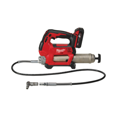 Pompë lubrifikimi pa kabëll Milwaukee M18 GG-201C, bateri 2 Ah, e kuqe