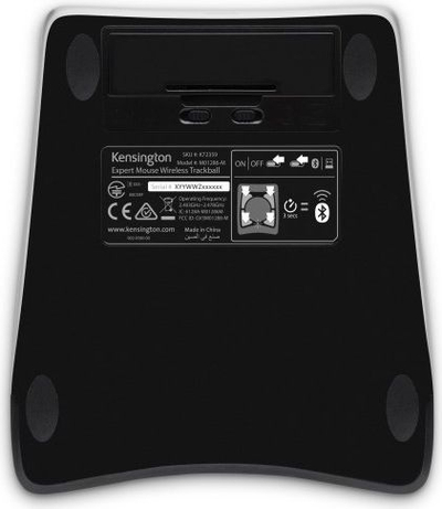 Maus Kensington Expert, wireless, Bluetooth, USB, i zi dhe i kuq