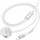 Kabllo karikimi 2 në 1 Hoco CWS, USB-C në Lightning, Apple Watch, e bardhë