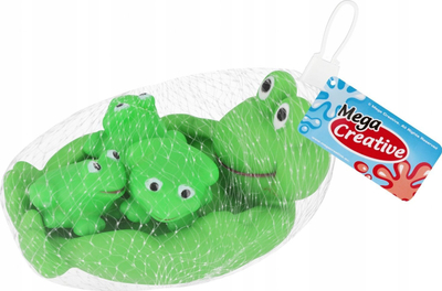 Lodër banje Mega Creative Bath Toy Frog, 15cm, për fëmijë, shumëngjyrëshe