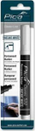 Marker Pica Classic Tip Permanent Pen, 1–4mm, i bardhë