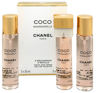 Eau de Toilette Chanel cartridge (3 x 20 ml) Volume: 60 ml