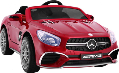 Makinë elektrike për kalamaj Mercedes AMG SL65, 2x35W, llak me shkëlqim, e kuqe