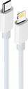Kabllo Maxlife USB C në Lightning, 2m, për karikim dhe sinkronizim, e bardhë