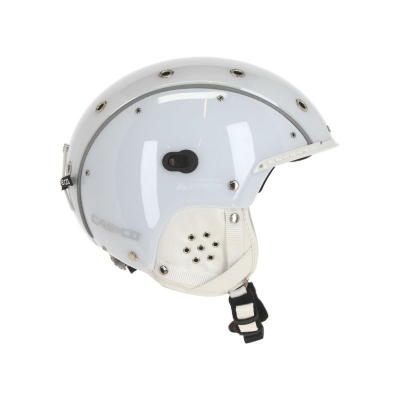 Helm ski CASCO SP-3 Airwolf, S 52-56 cm, me vizor, e bardhë