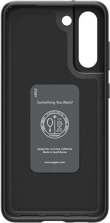 Mbrojtëse Spigen Thin Fit për Samsung Galaxy S21 FE 5G, e zezë
