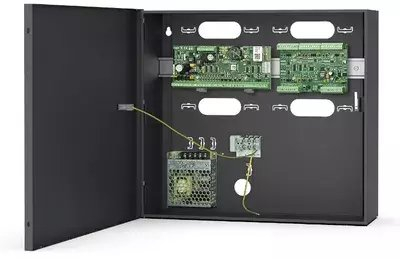 Kit kontrolli aksesit Roger MC16 PAC EX 3 KIT, për 3 kalime, strehim metalik, i zi