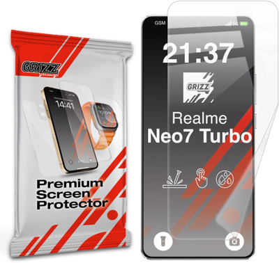 Mbrojtëse ekrani Grizz Ceramic Film, për Realme Neo7 Turbo, transparente