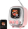 Altoparlant Bluetooth Divoom Tiivoo 2, me ekran LED, me radio FM, rozë