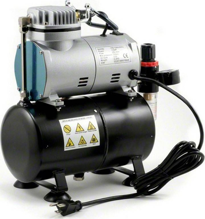 Kompresor ajri Fengda AS-186+, 1.8HP, me rezervuar 3L, i zi