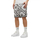 Shorta Karl Kani Woven Signature Paisley Mesh, rrjetë, bardh e zi