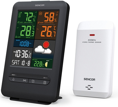 Sencor SWS 7300 Метеоролошка Станица, Црна