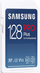 Kartë memorie Samsung PRO Plus SDXC, 128GB, U3 V30, e bardhë