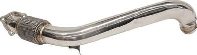 Tub uppipe TurboWorks MG-DP-195, për Porsche Panamera 971 2013-2018, çelik inoksi, ngjyrë argjendi