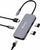 Hub USB C Verbatim CMH 05 Pro Multiport, 5 porta, 85W Power Delivery, gri metalik