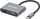 Dock USB C Manhattan 4 në 1, HDMI VGA USB A USB C, Power Delivery 87W, gri