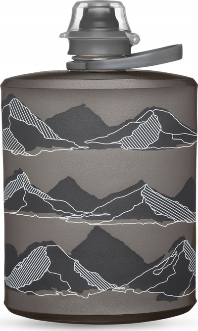 Shishe uji Hydrapak Mountain Stow Graphic, 500ml, e kaltër