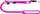 Litar qeni Chaba Adjustable Line L, 14mm, 2.6m, fuchsia