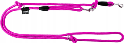 Litar qeni Chaba Adjustable Line L, 14mm, 2.6m, fuchsia