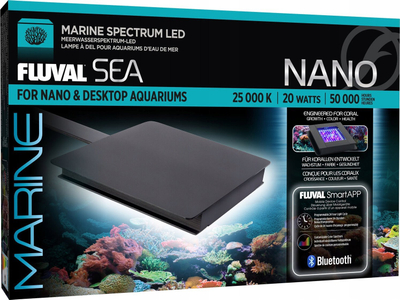 Dritë LED për akuarium Fluval Plant Nano, 15W, Bluetooth, e zezë