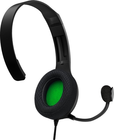 Kufje chat PDP LVL30 me mikrofon për Xbox One, të zeza me të gjelbër