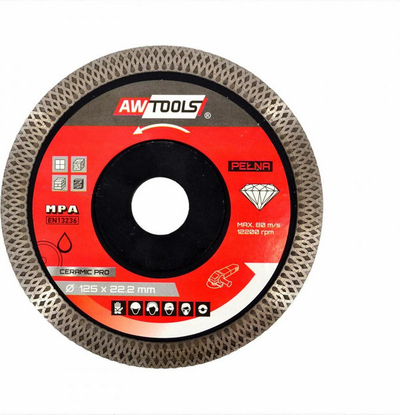 Teh diamanti AWTools, 125 x 22.2 / CERAMIC PRO AW44302