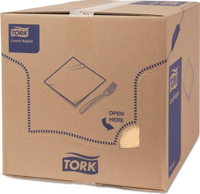 Peceta tavoline Tork 477206, 2-shtresa, 200 copë, ngjyrë rëre