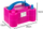 Pompë elektrike për balona Kruzzel, 600W, 2 gryka, roze