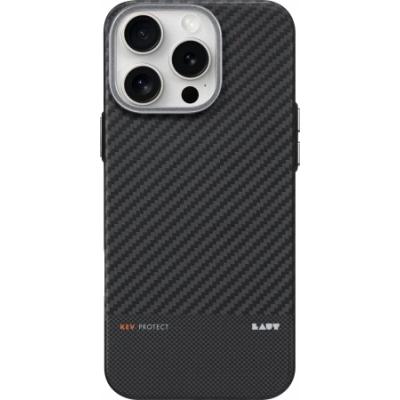 Mbrojtëse telefoni Laut KEV Protect, për iPhone 16 Pro, fibër aramidi, e zezë