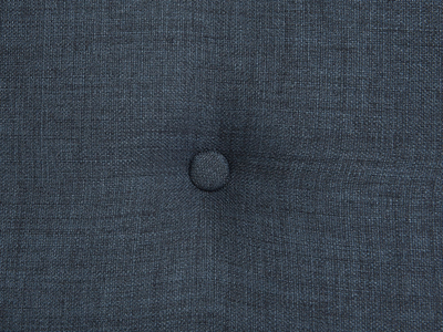 Karrige relaksi me ottoman Wingback, stof, blu e errët