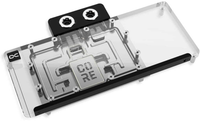 Bllok uji GPU Alphacool WAK Core RX 9070 XT Mercury, me backplate, aRGB, i tejdukshëm