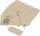 Etiketa kartoni Antalis Gift Pack Manilla, 40x80mm, 1000 copë, ngjyrë natyrale