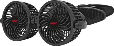 Ventilator makine AMiO PRO FAN, 2x4", 12V, me kapse