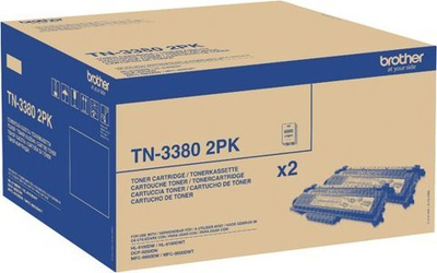 Brother TN-3380 Црн Тонер Картриџ Двоен Пакет