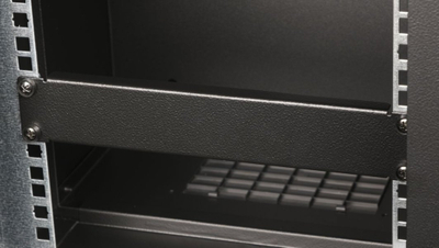 Panel mbulues rack Equip Blankpanel 10 1U, për kabinete 19", i zi