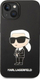 Kapak telefoni Karl Lagerfeld KLHCP14MSNIKBCK për iPhone 14 Plus, hardcase, silikon, i zi