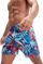 Shorc noti për burra Speedo Print Redondo, XXL, 17", blu me motive tropikale