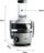 Shtrydhëse frutash Philips HR1921/20, 1100W, enë 1L, inox argjendtë