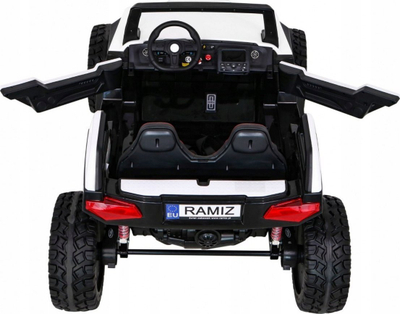 Makina elektrike për kalamajt Lean Cars SX1928, 24V, me telekomandë për prindërit, e bardhë