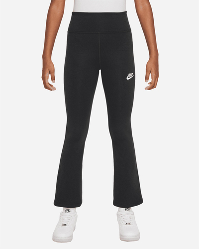 Legginsa për goca Nike Sportswear Classic, bel i lartë, model bootcut, të zeza