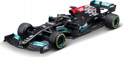Makina model Bburago Mercedes AMG F1 W12 2021, diecast 1/43, Valtteri Bottas, e zezë