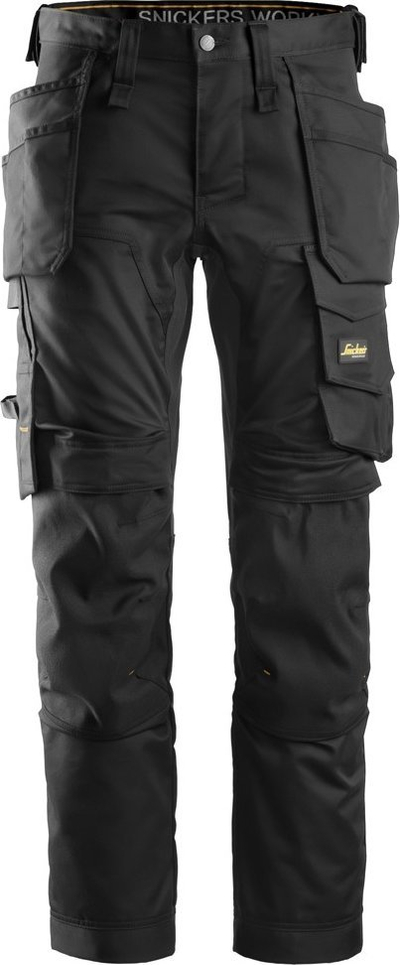 Pantallona pune Snickers 6241 Allround Stretch, slim fit, me xhepa holster, të zinj