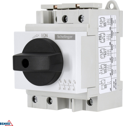 Çelës izolues Bemko PV, 4 pole, 1200V DC, 32A