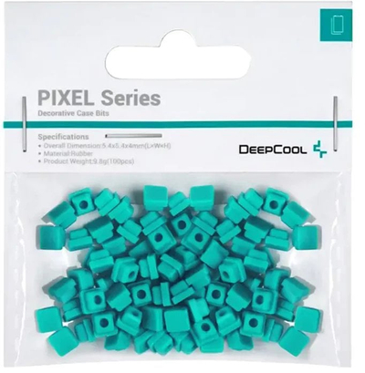 Aksesorë për kasë PC Deepcool Pixel, set universal 100 copë, material gome