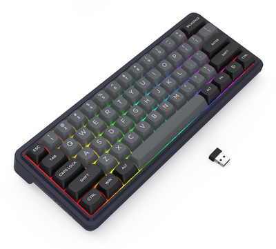 Tastierë mekanike Redragon K730 Draconic Pro V2, wireless dhe me kabllo, RGB, e zezë
